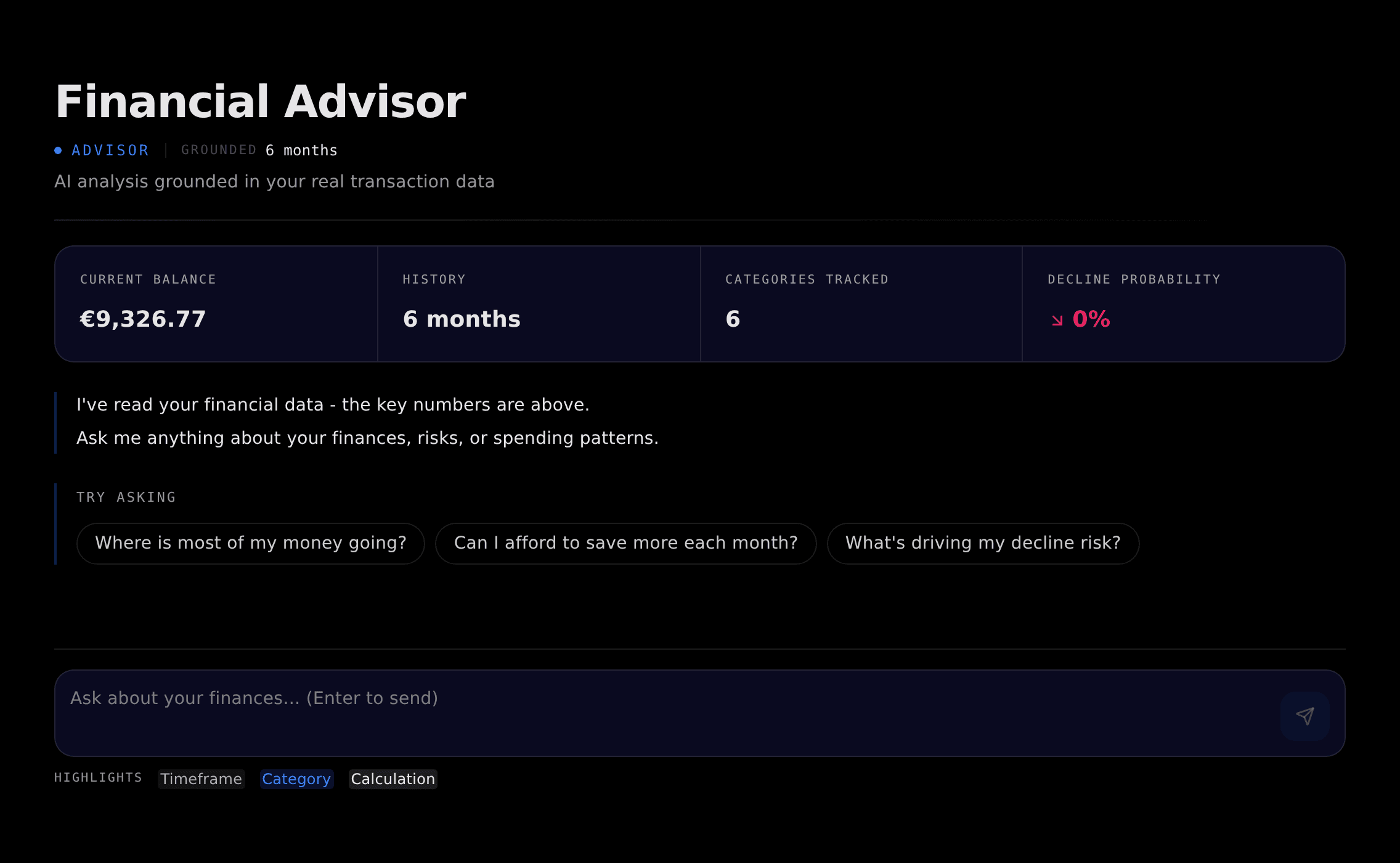 Personal AI assistant for your budget